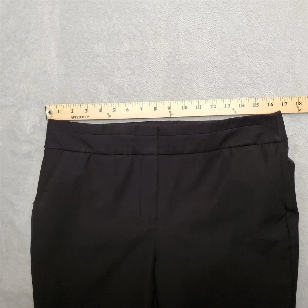 Chicos Pants Womens size 1 US 8 Medium‎ Black Dress Smart Casual Stretch Blend